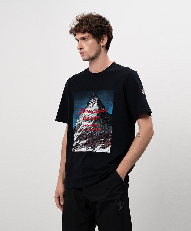 MONCLER MOUNTAIN BLACK T-SHIRT