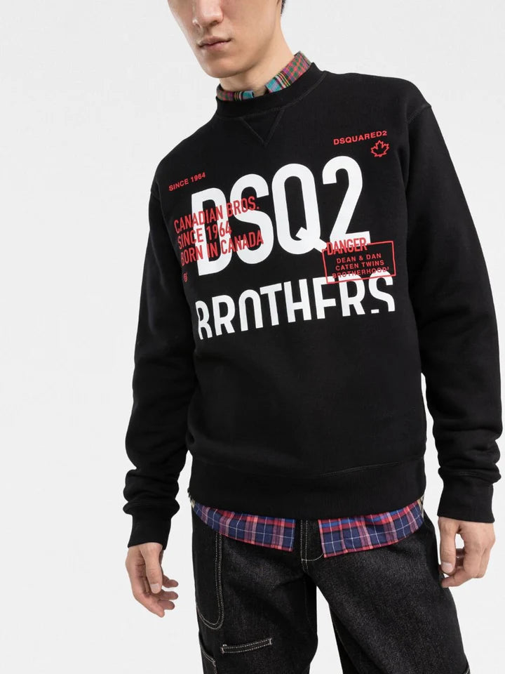 Dsquared2 Brothers Sweatshirt Black