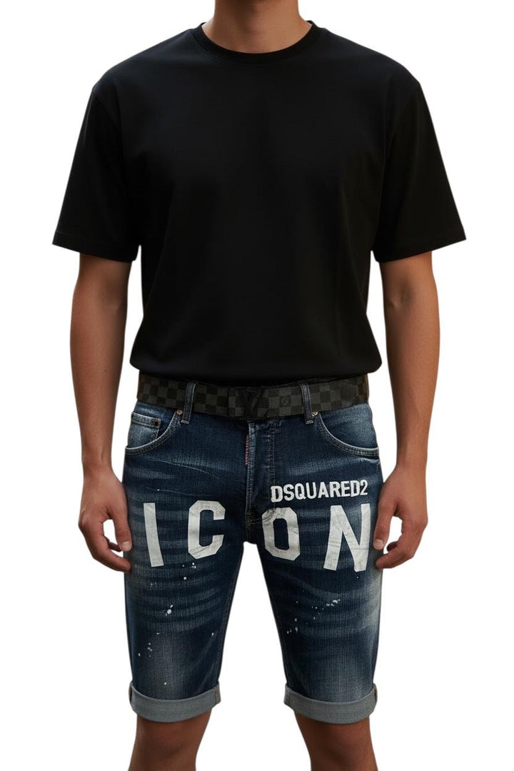 DSQUARED2 BIG ICON SHORT JEANS