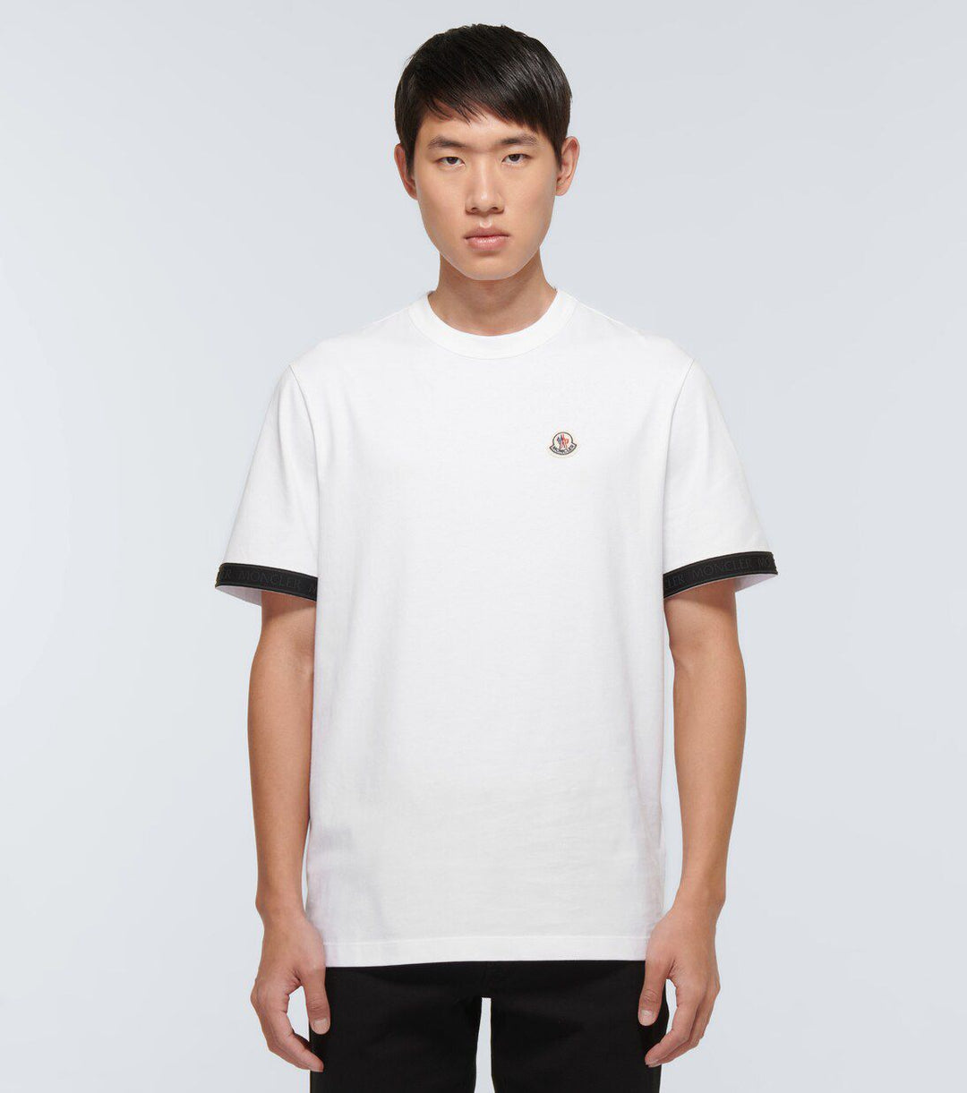 MONCLER MINI LOGO T-SHIRT WHITE