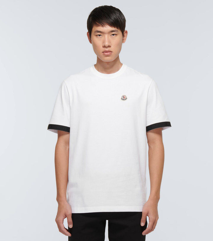 MONCLER MINI LOGO T-SHIRT WHITE