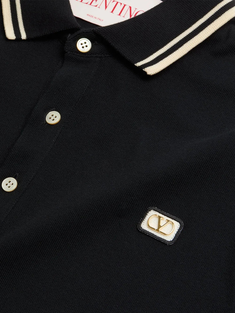 VALENTINO MINI LOGO POLO T-SHIRT