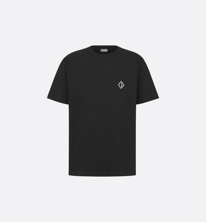 DIOR REFLECTIVE PRINT T-SHIRT BLACK