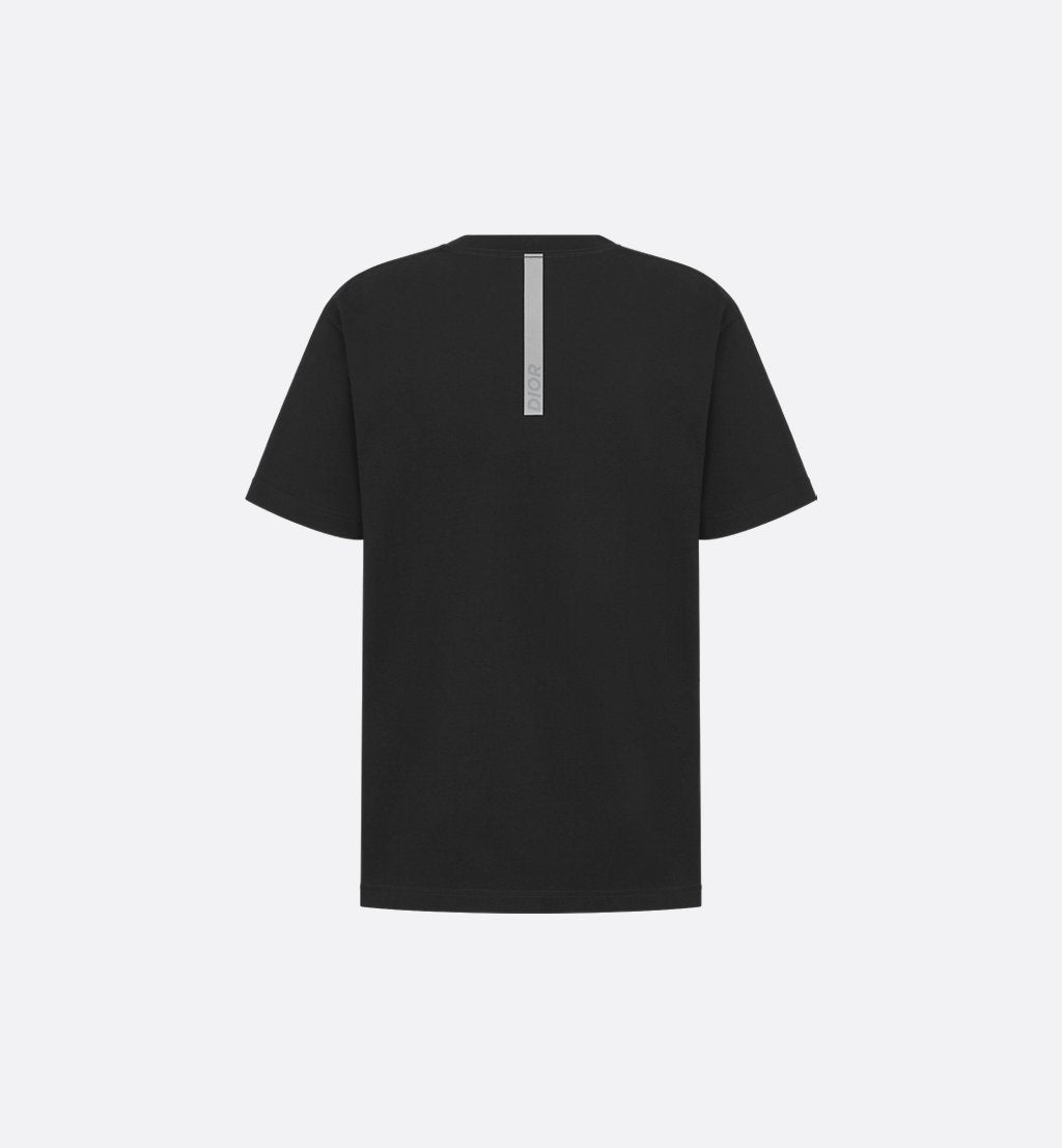 DIOR REFLECTIVE PRINT T-SHIRT BLACK