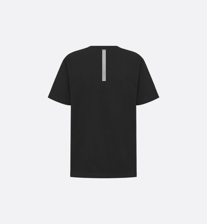 DIOR REFLECTIVE PRINT T-SHIRT BLACK