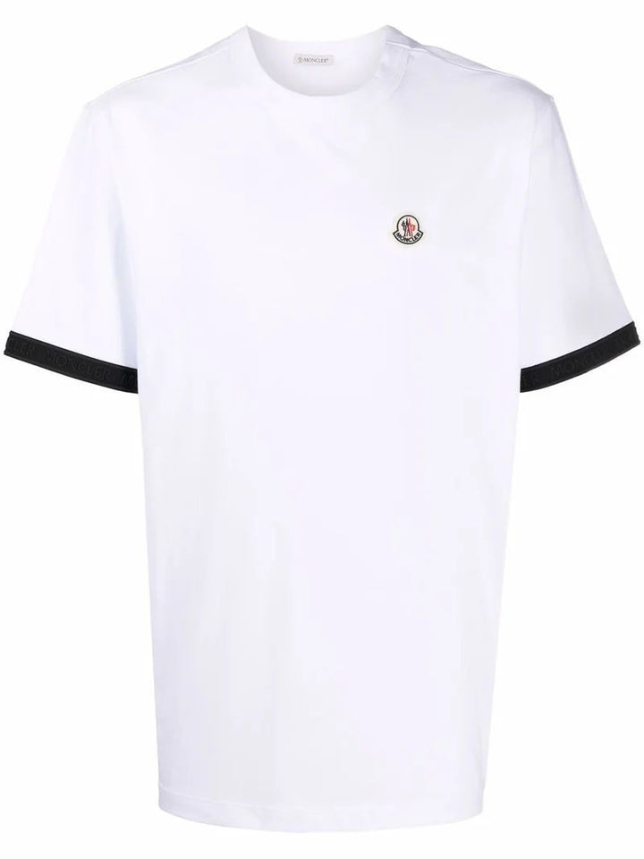 MONCLER MINI LOGO T-SHIRT WHITE