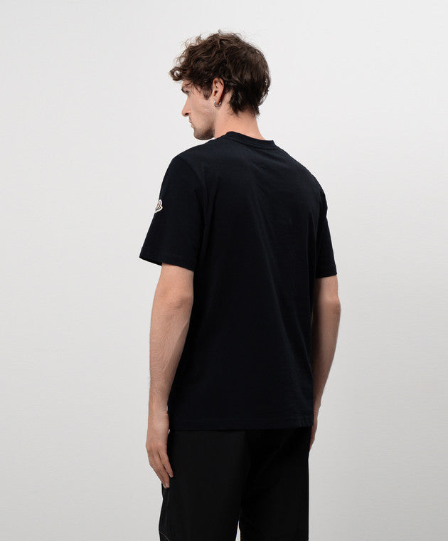 MONCLER MOUNTAIN BLACK T-SHIRT