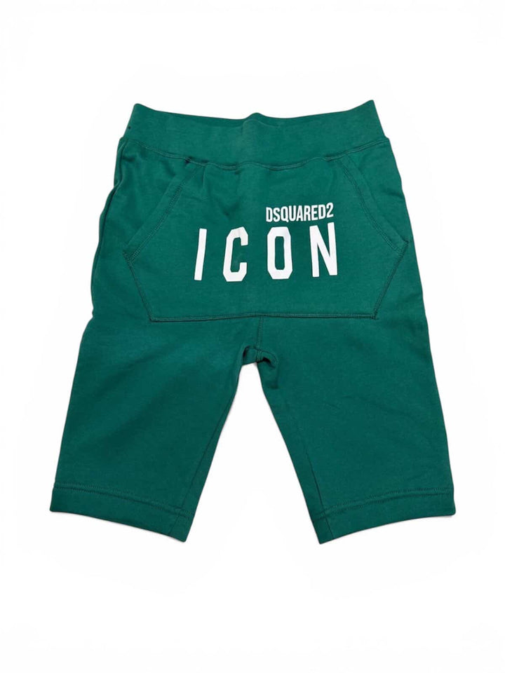 DSQUARED2 GREEN SHORT PANTS