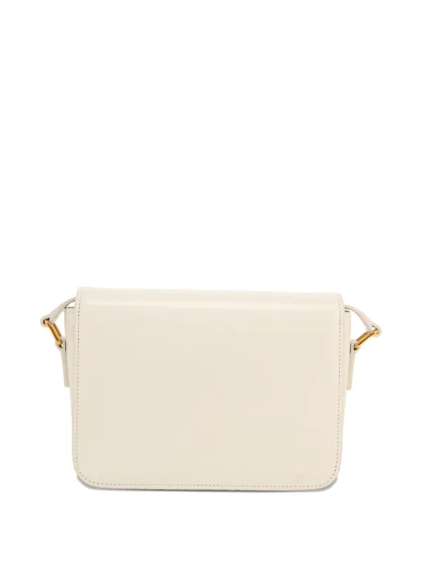 CELINE TRIOMPHE GOLD LOGO BAG IN SHINY CALFSKIN
