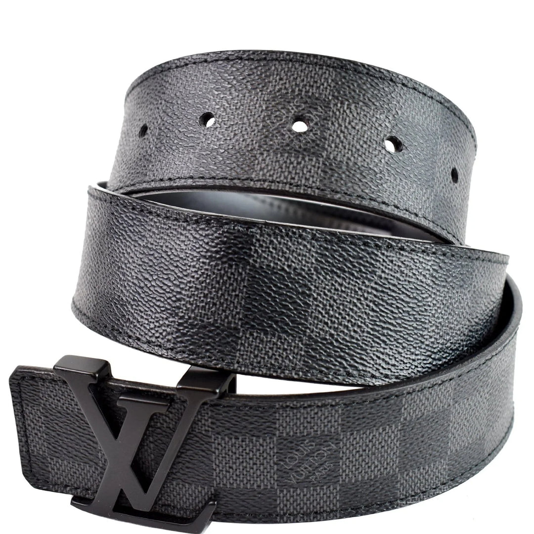 Louis Vuitton Black Belt Monogram