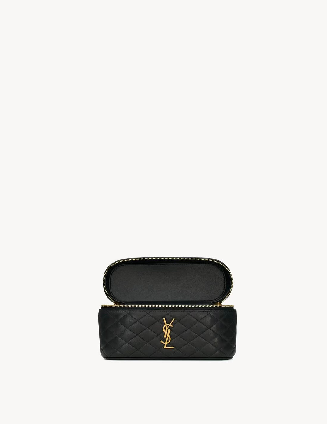 YSL GABY VANITY BLACK BAG IN LAMBSKIN