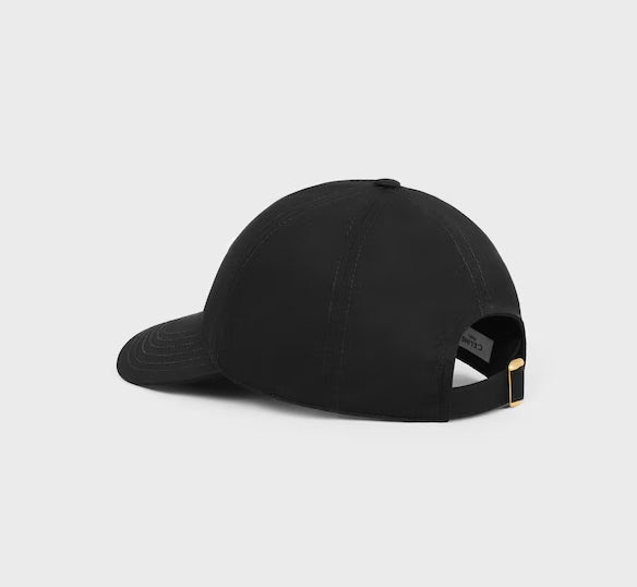 CELINE BLACK COTTON CAP