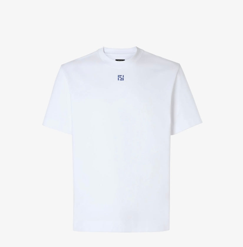 FENDI MINI LOGO WHITE T-SHIRT