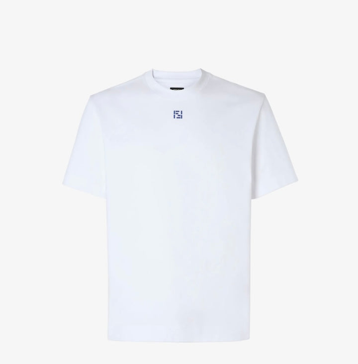 FENDI MINI LOGO WHITE T-SHIRT