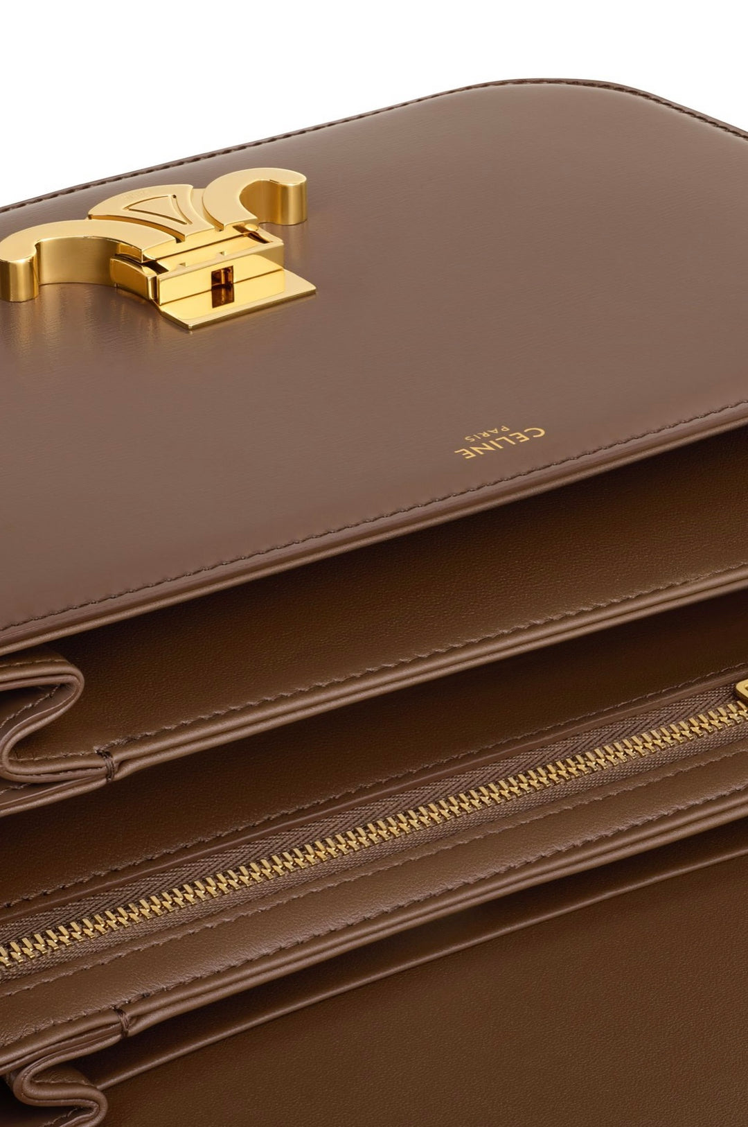 CELINE CLASSIQUE GLAZED BROWN BAG