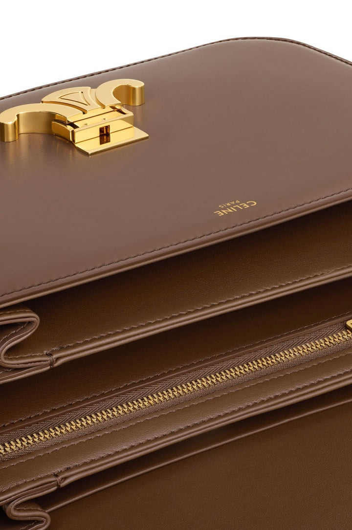 CELINE CLASSIQUE GLAZED BROWN BAG