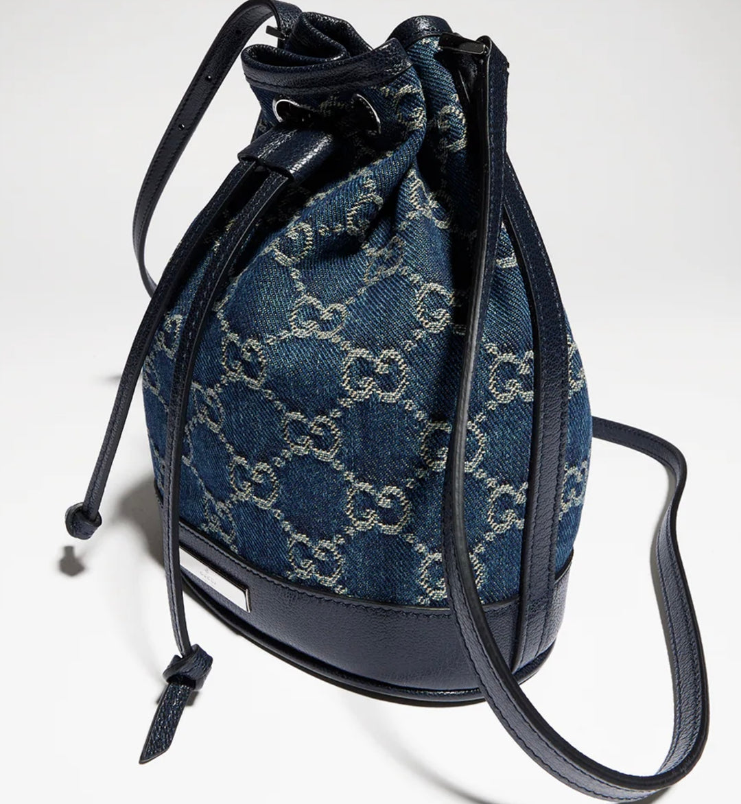 GUCCI MINI BUCKET BAG MONOGRAM
