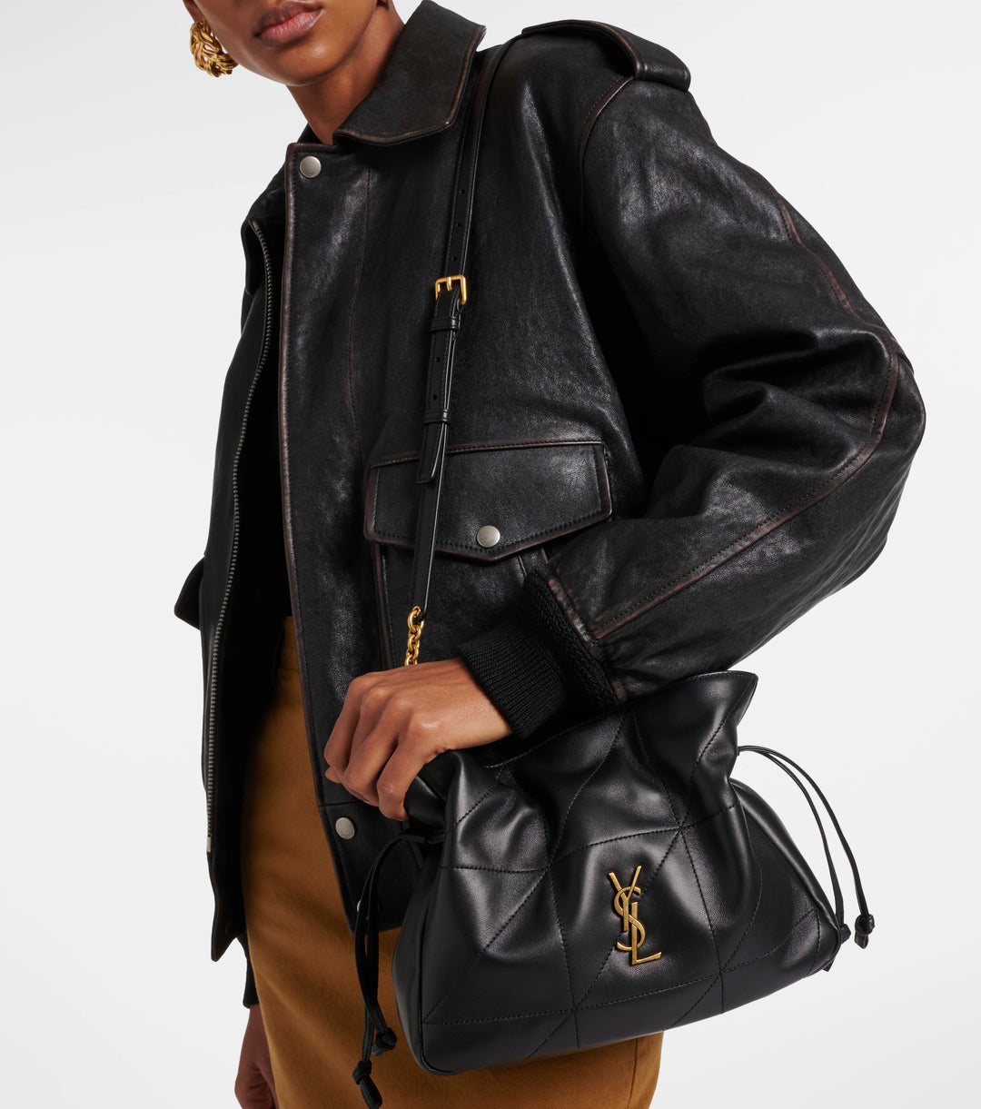 YSL JAMIE SMALL LEATHER SHOULDER