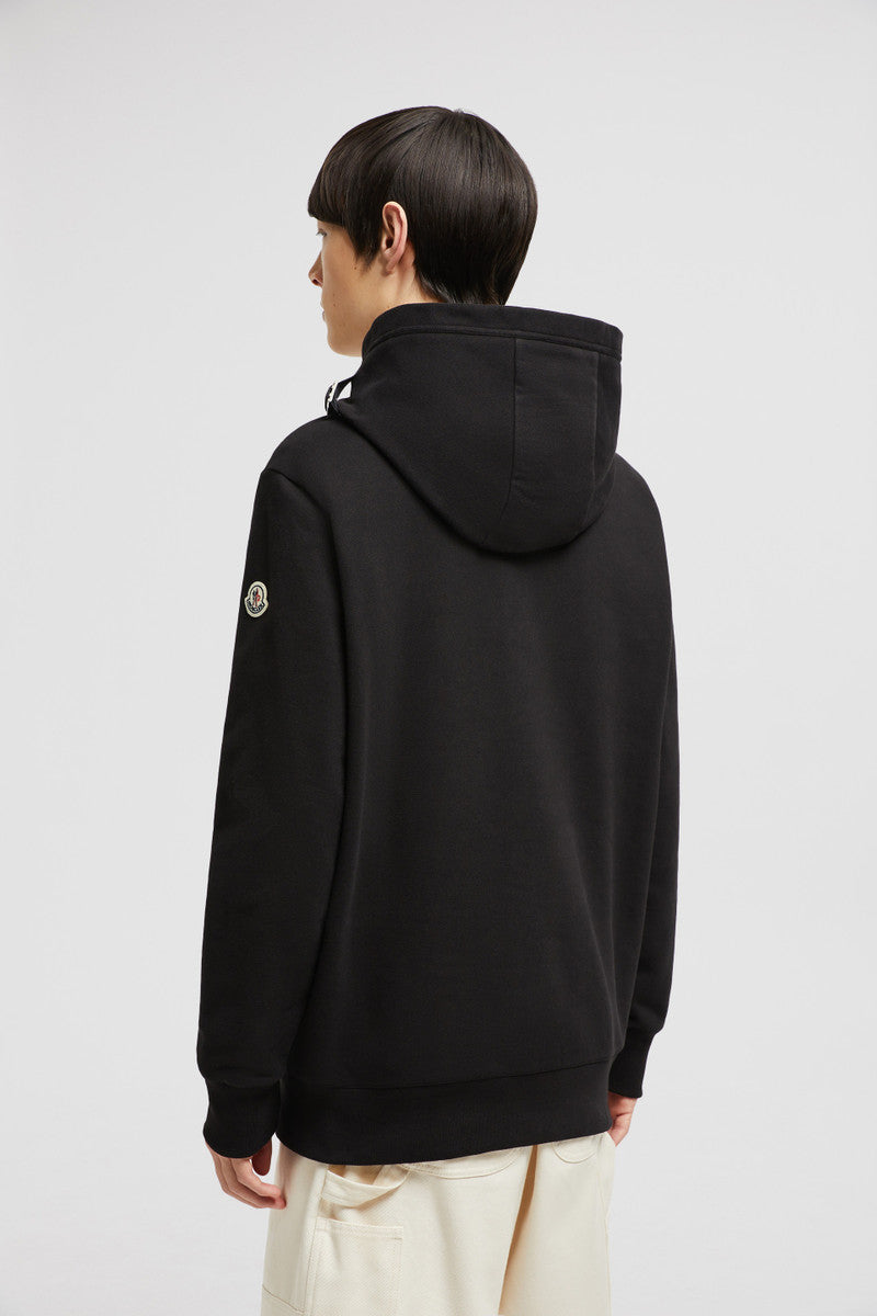 MONCLER MINI LOGO BLACK HOODIE