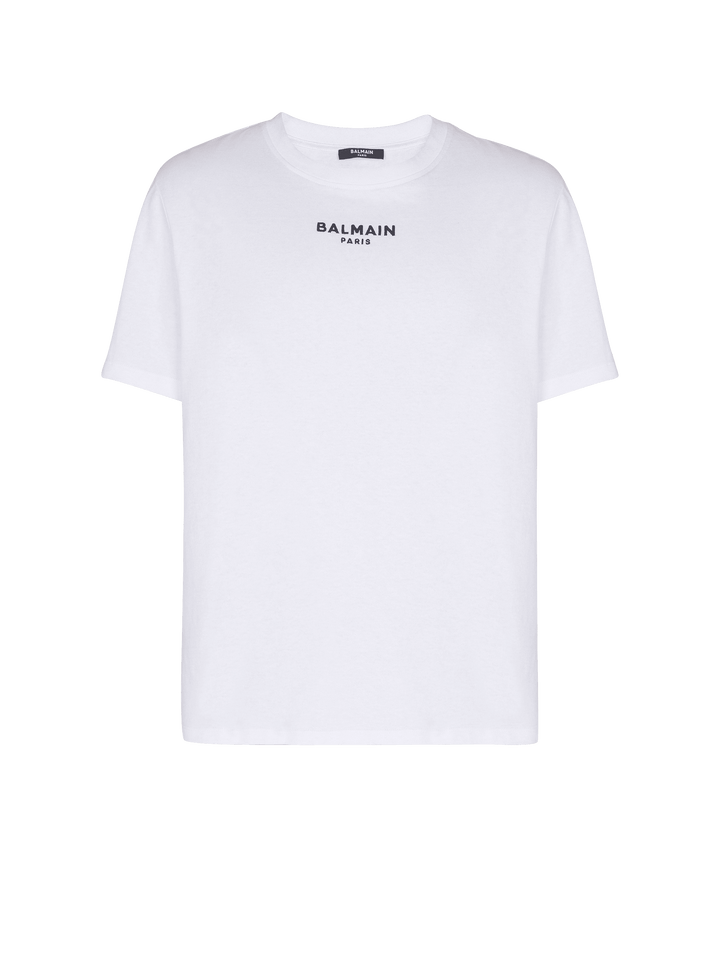 BALMAIN WHITE T-SHIRT LOGO