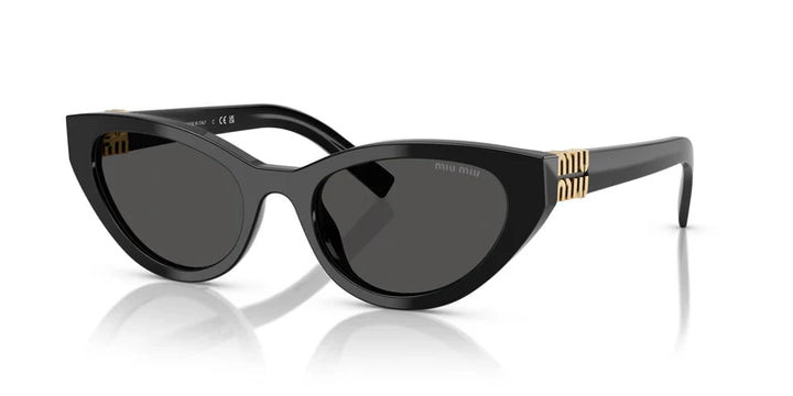 MIU MIU BLACK & GOLD SUNGLASSES
