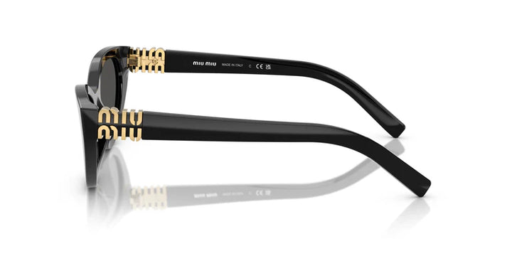 MIU MIU BLACK & GOLD SUNGLASSES