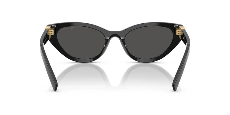 MIU MIU BLACK & GOLD SUNGLASSES