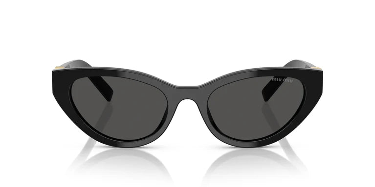 MIU MIU BLACK & GOLD SUNGLASSES