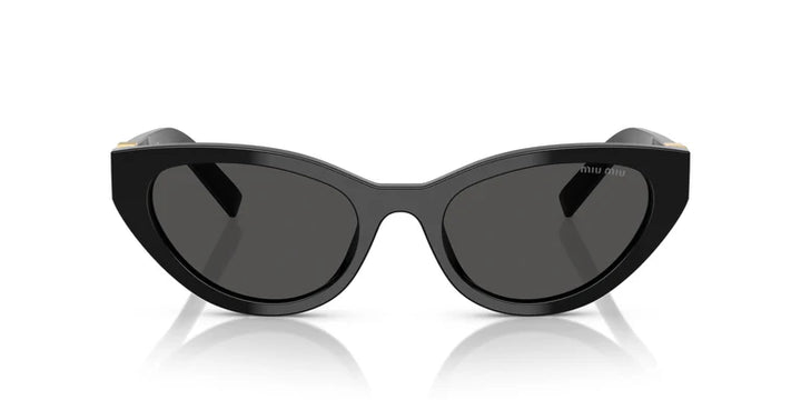 MIU MIU BLACK & GOLD SUNGLASSES