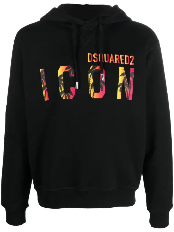 Dsquared2 Tropical Black Hoodie