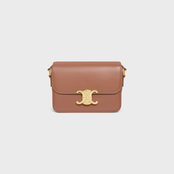 CELINE CLASSIQUE BRONZE BAG IN SHINY CALFSKIN