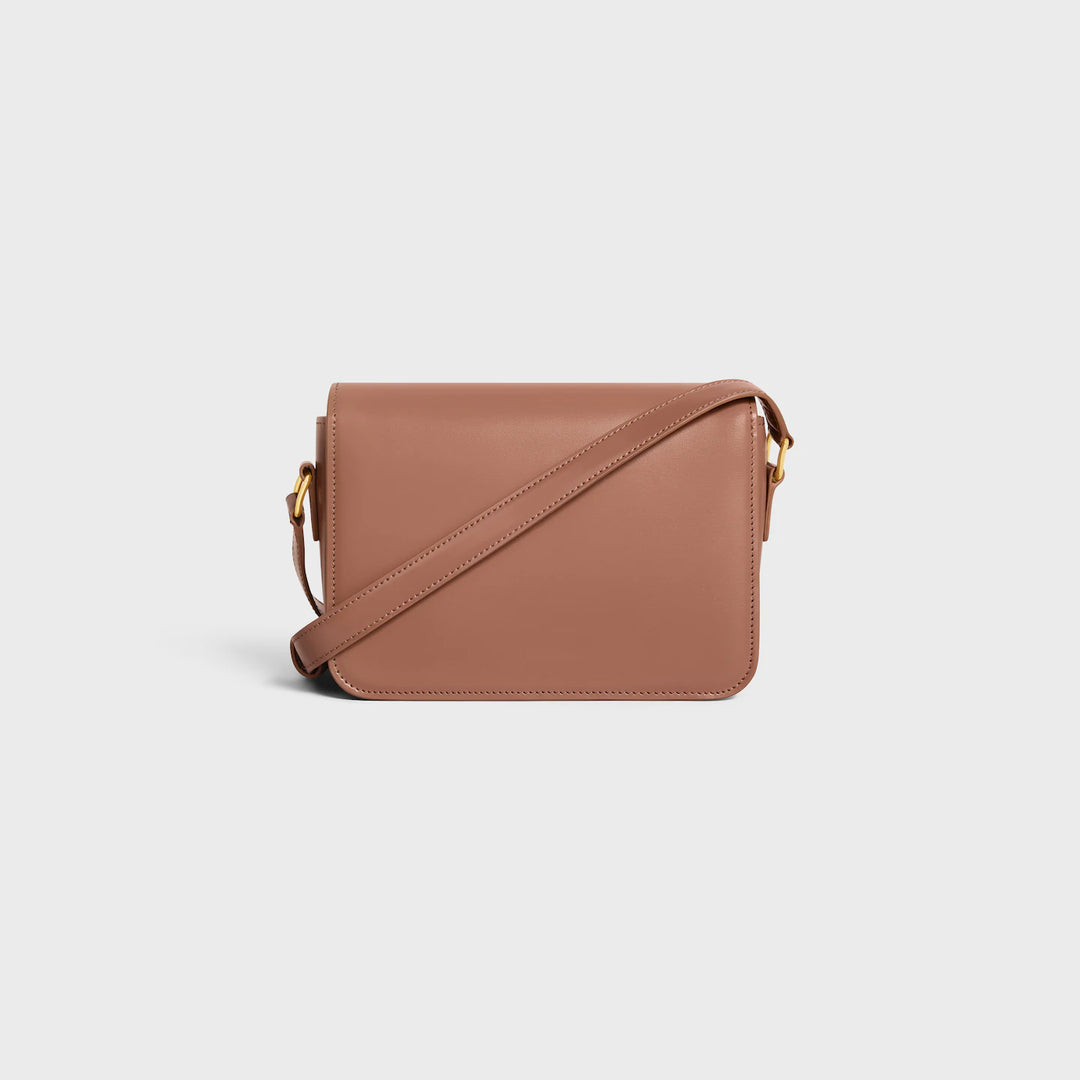 CELINE CLASSIQUE BRONZE BAG IN SHINY CALFSKIN