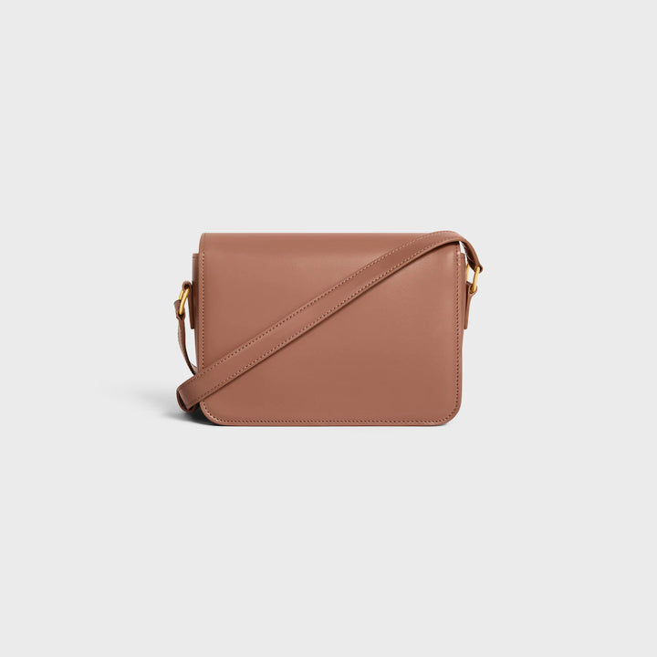 CELINE CLASSIQUE BRONZE BAG IN SHINY CALFSKIN