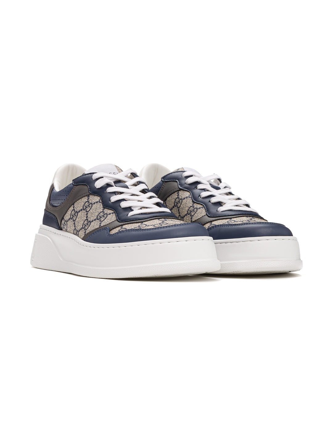 GUCCI GG SUPREME SNEAKERS NAVY BLUE