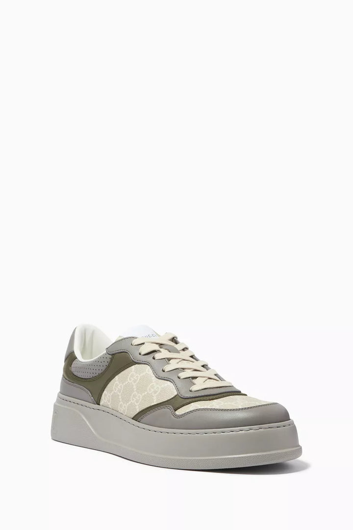 GUCCI GG SUPREME GREY SNEAKERS