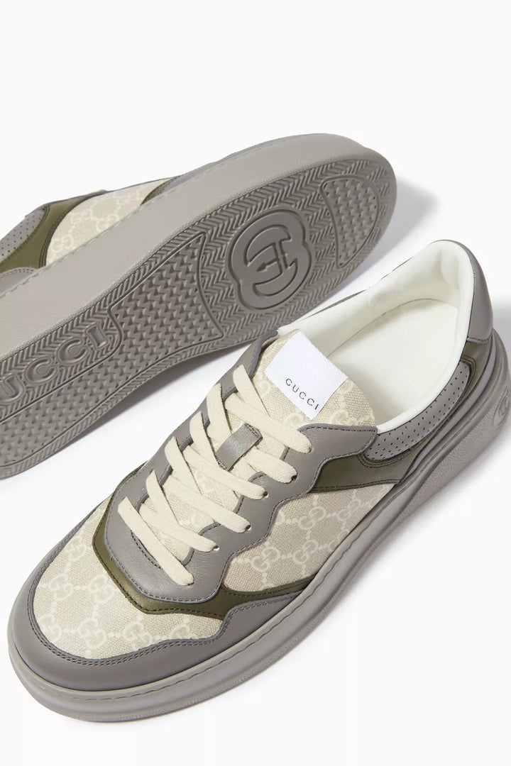 GUCCI GG SUPREME GREY SNEAKERS