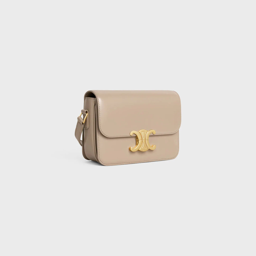 CELINE TRIOMPHE BAG IN SHINY CALFSKIN