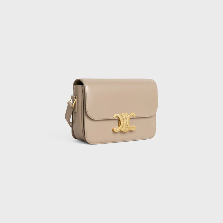 CELINE TRIOMPHE BAG IN SHINY CALFSKIN