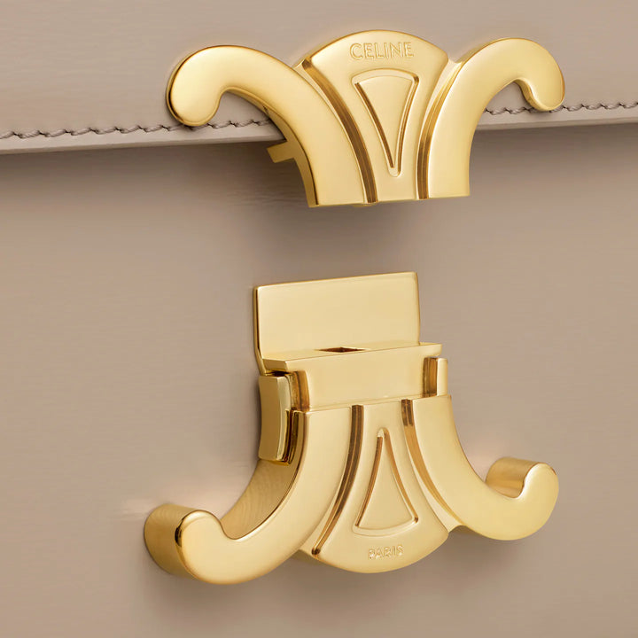 CELINE TRIOMPHE BAG IN SHINY CALFSKIN