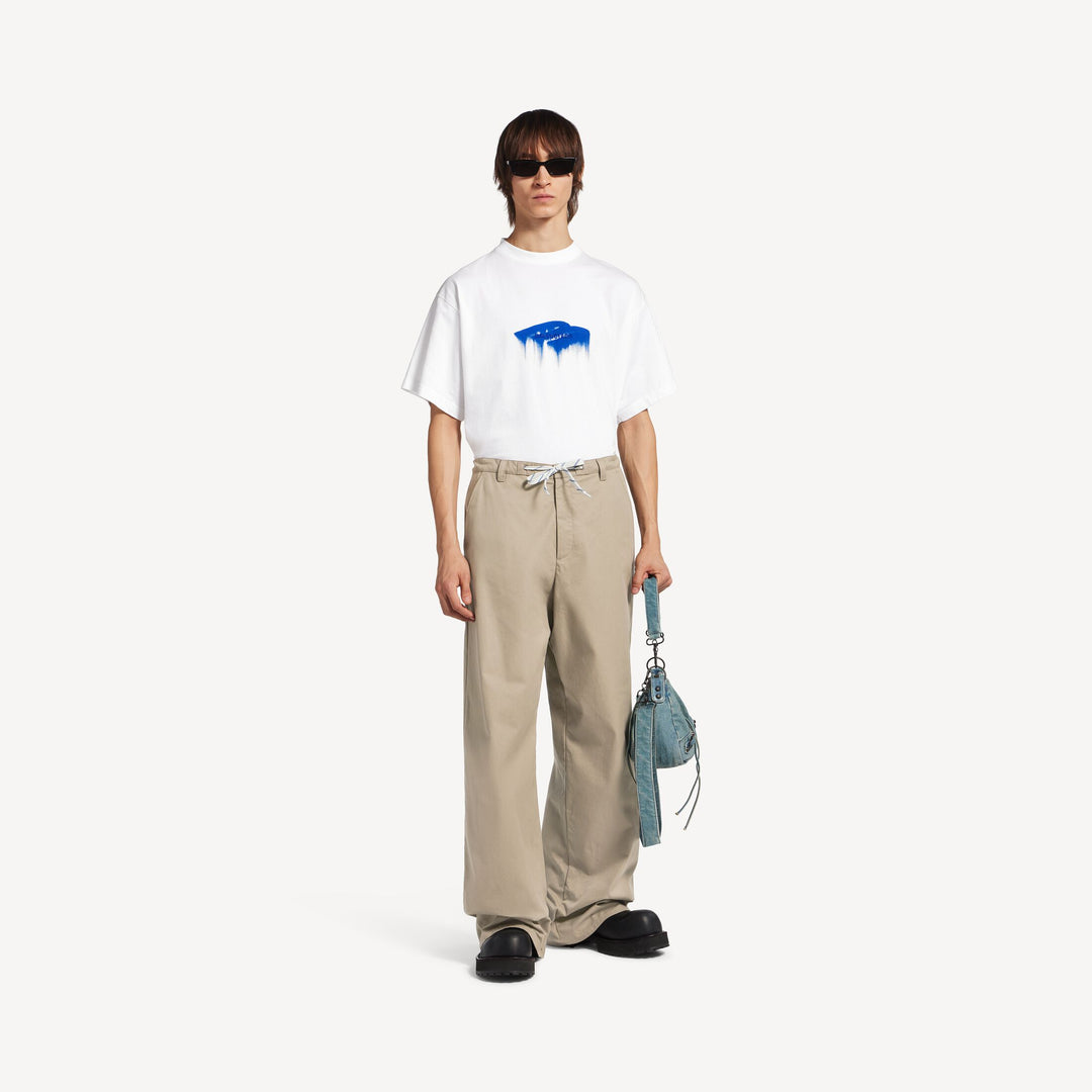 BALENCIAGA WET BRUSH WHITE T-SHIRT