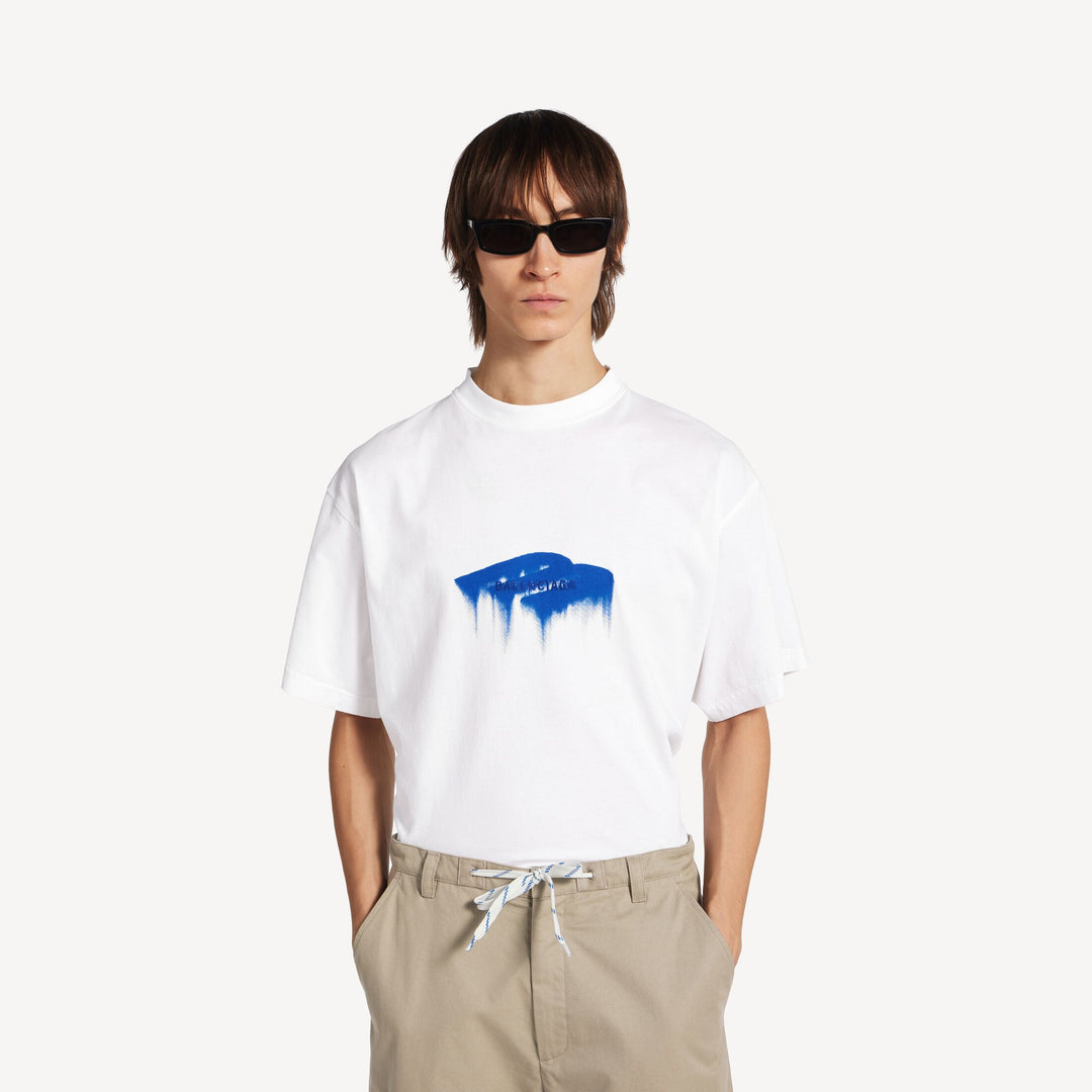 BALENCIAGA WET BRUSH WHITE T-SHIRT