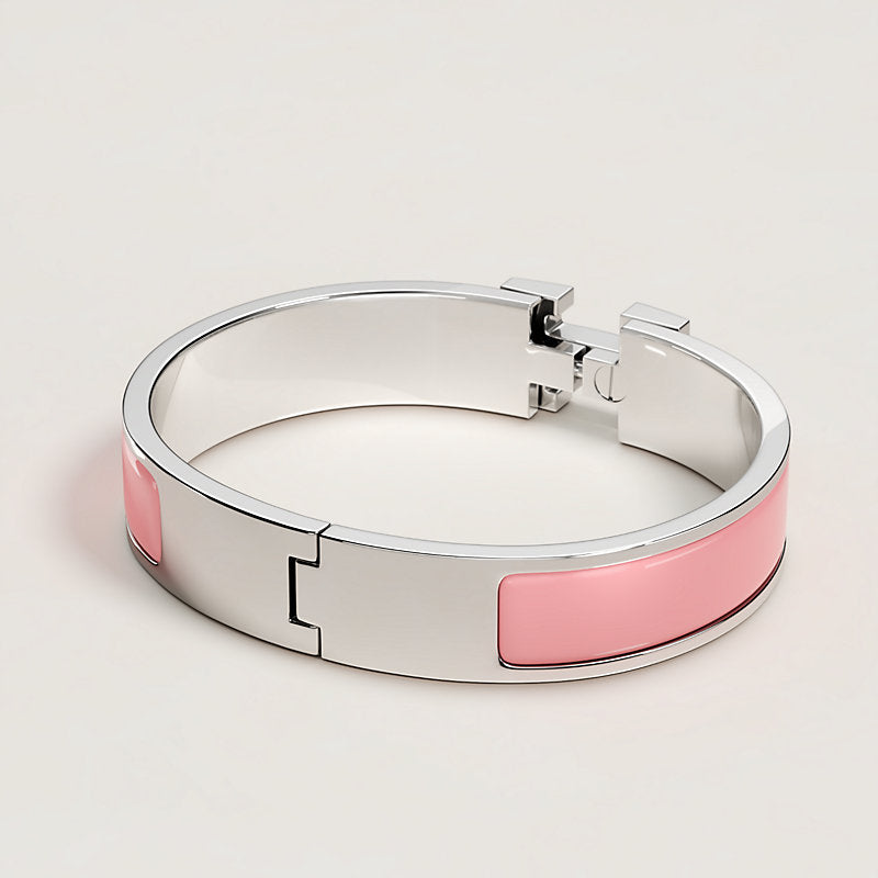 HERMES H BRACELET IN PINK
