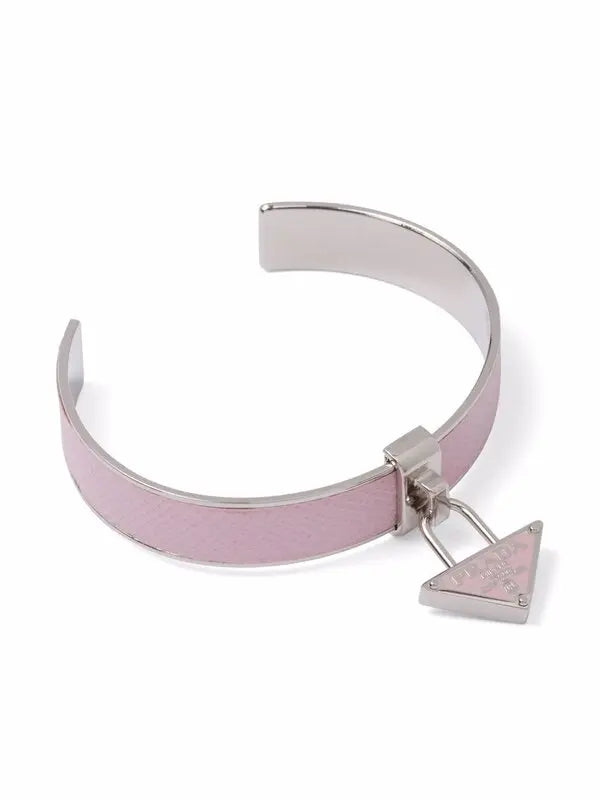 PRADA TRIANGLE BRACELET IN PINK