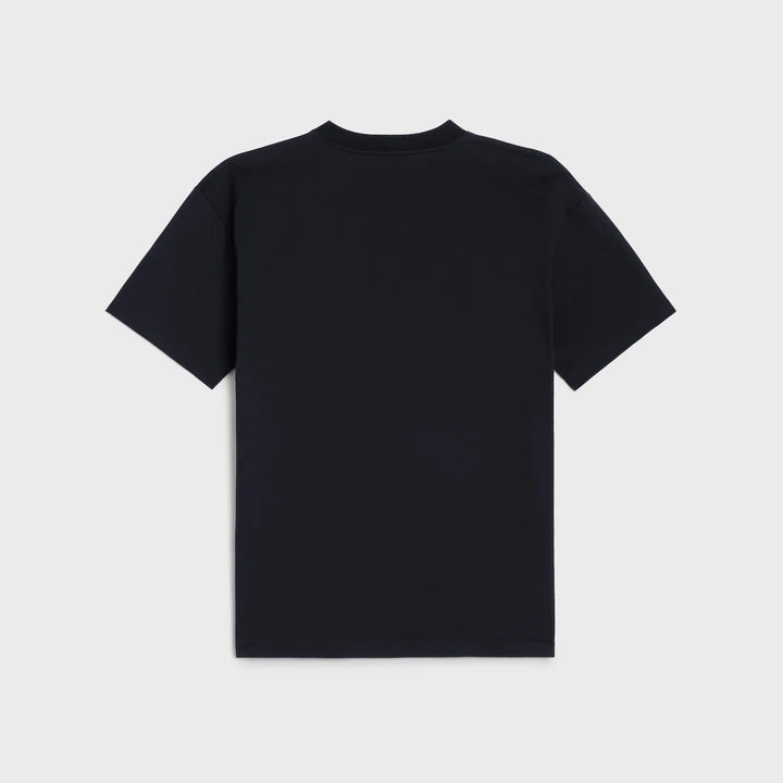 CELINE TRIOMPHE LOOSE BLACK T-SHIRT