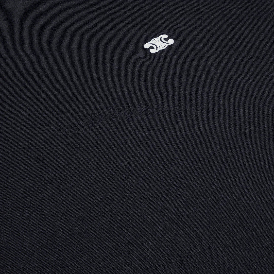 CELINE TRIOMPHE LOOSE BLACK T-SHIRT
