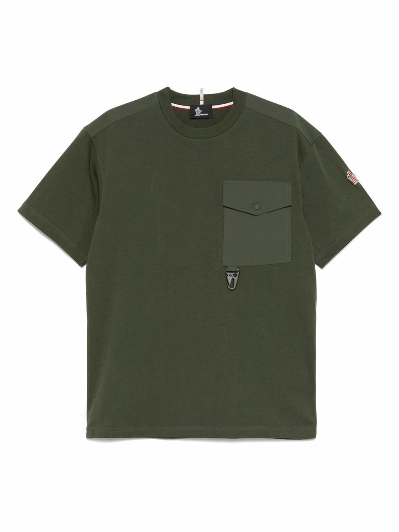 MONCLER GREEN POCKET T-SHIRT