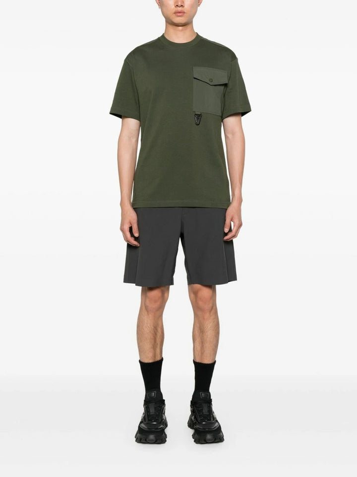 MONCLER GREEN POCKET T-SHIRT