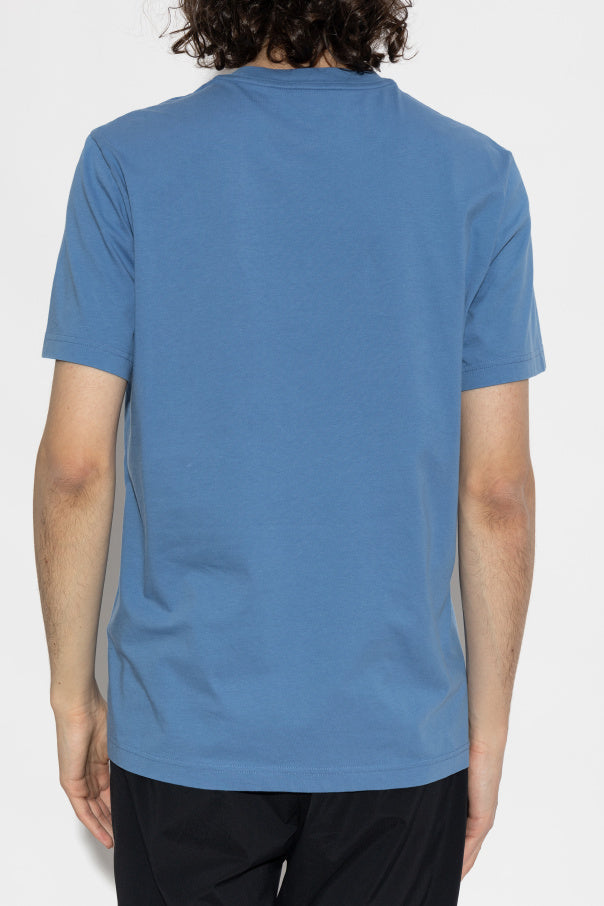 MONCLER BLUE MEN T-SHIRT