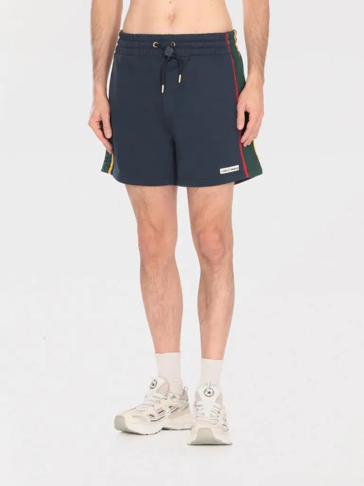 CASABLANCA NAVY BLUE SHORT PANTS