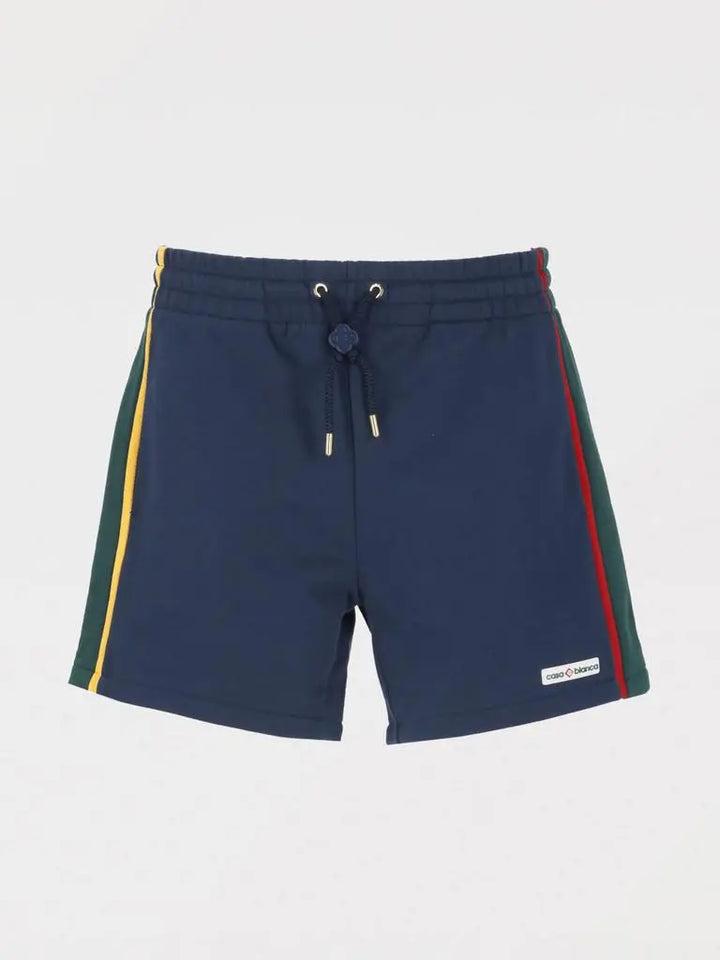 CASABLANCA NAVY BLUE SHORT PANTS